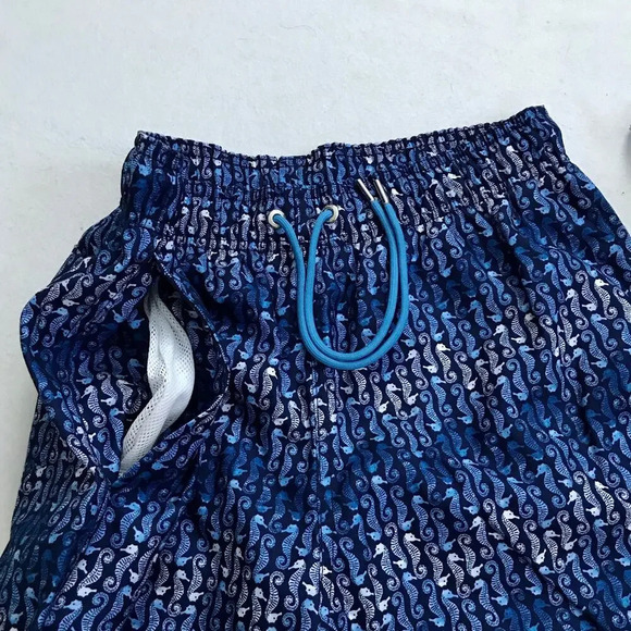 Lands' End NWOT Seahorse Volley Swim Trunk Men S (28-30) - Picture 4 of 12
